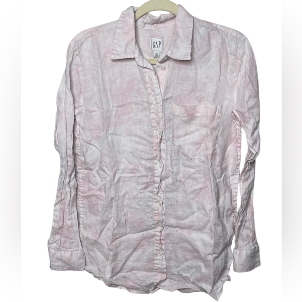 GAP Pink Button Down Shirt for Women